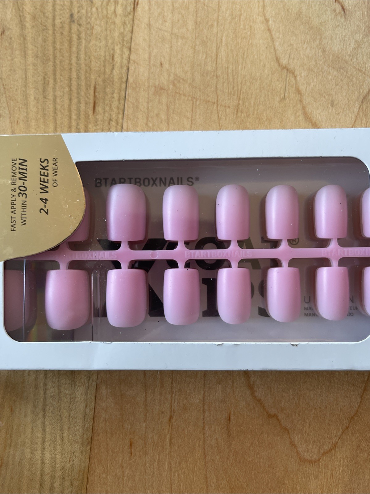 BTARTBOXNAILS X-Coat PRESS PROCESS 160 NAILS NEW IN BOX