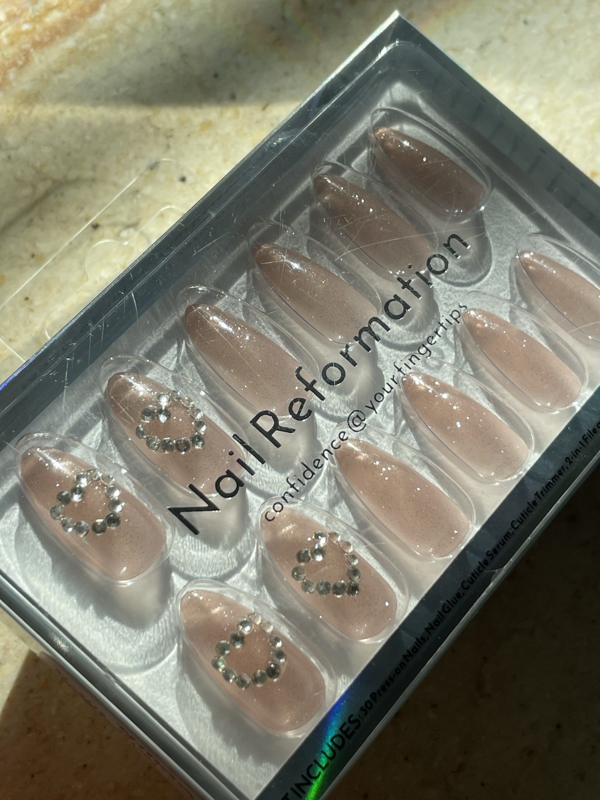 Salon Quality Nail Reformation 30 Pieces Of Press On Nail Set A011