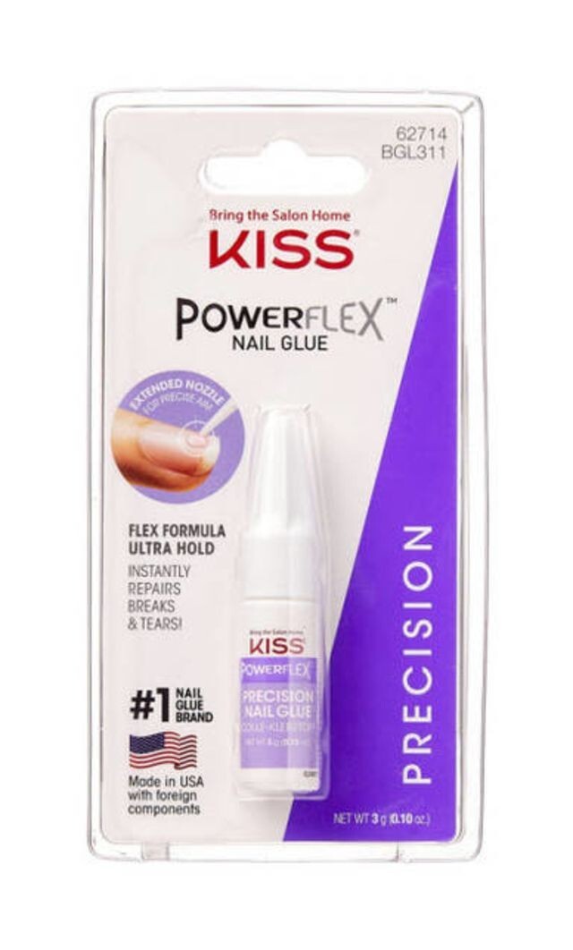 KISS POWERFLEX PRECISION NAIL GLUE #BGL311 ULTRA HOLD FALSE NAIL ADHESIVE