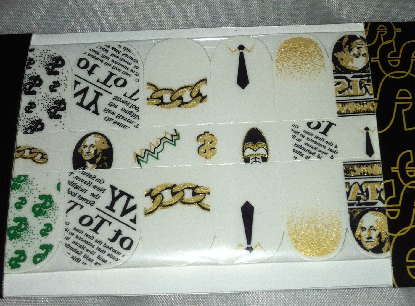Maybelline Color Show Nail Stickers/Tattoos *50 FINANCIAL DISTRICT* Limited Edtn