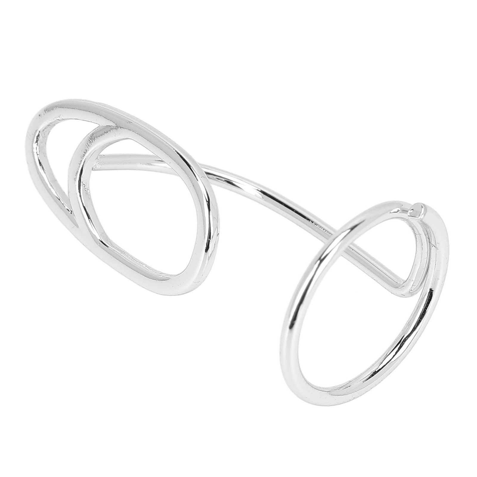 Nail Art Fingernail Rings Unique Women Finger Nail Cover Ring Decoration Jewelry