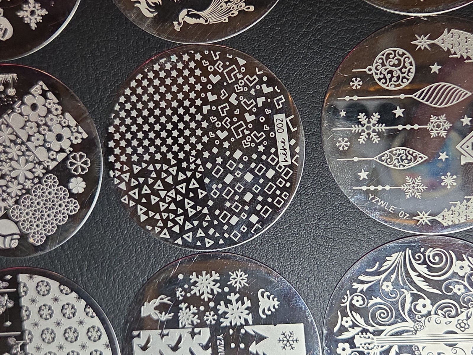 23 small Round Nail stamping plates