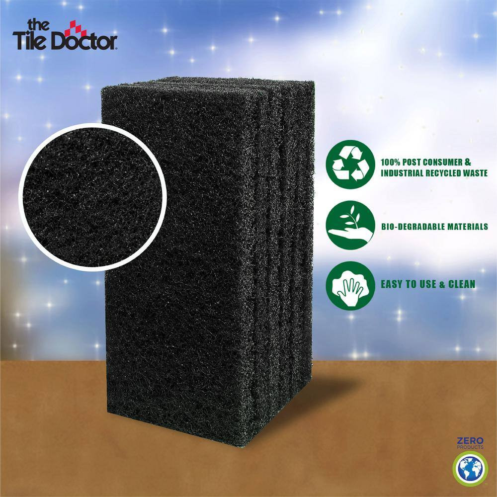 4.5 In. X 10 In. X 1 In. Black Extra Heavy-Duty Water Based Latex Resins Maximum