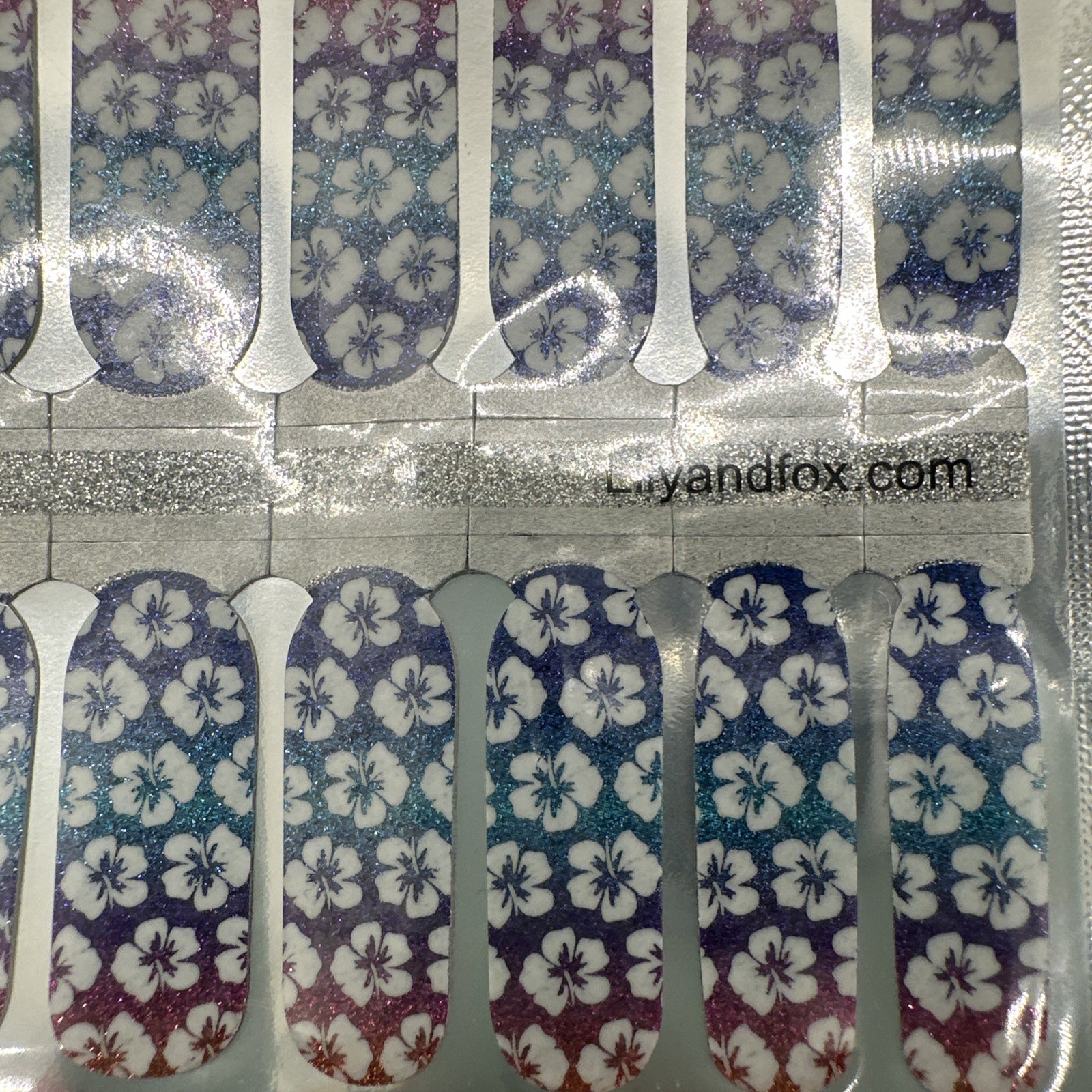 1 Bundle Of Lily And Fox Nail Wraps Stickers Art 10 Packs Of 16 Each NEW Sealed