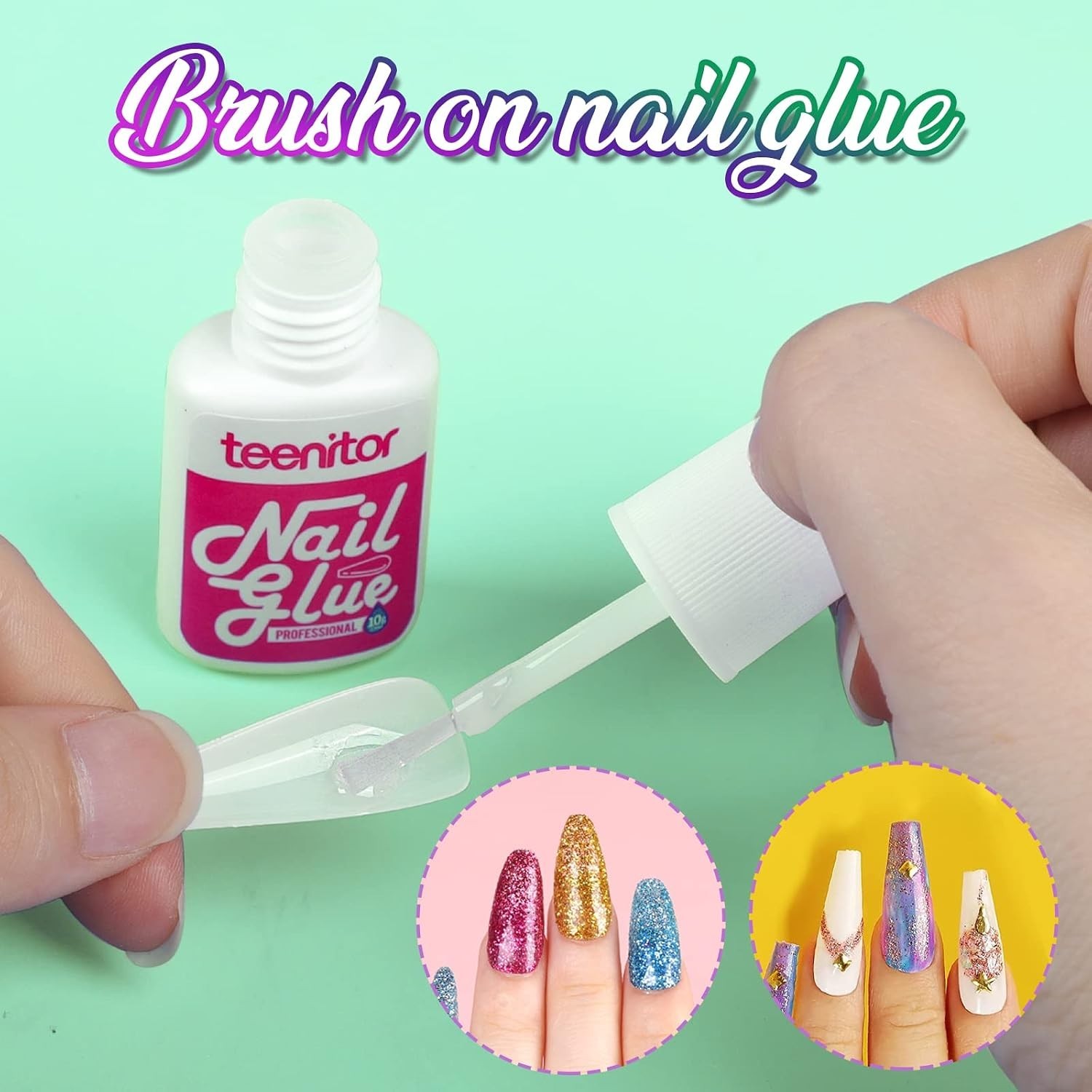 Clear Nail Tips Full Cover, Long Stiletto Nails Tips For Acrylic Nails, 600 P…