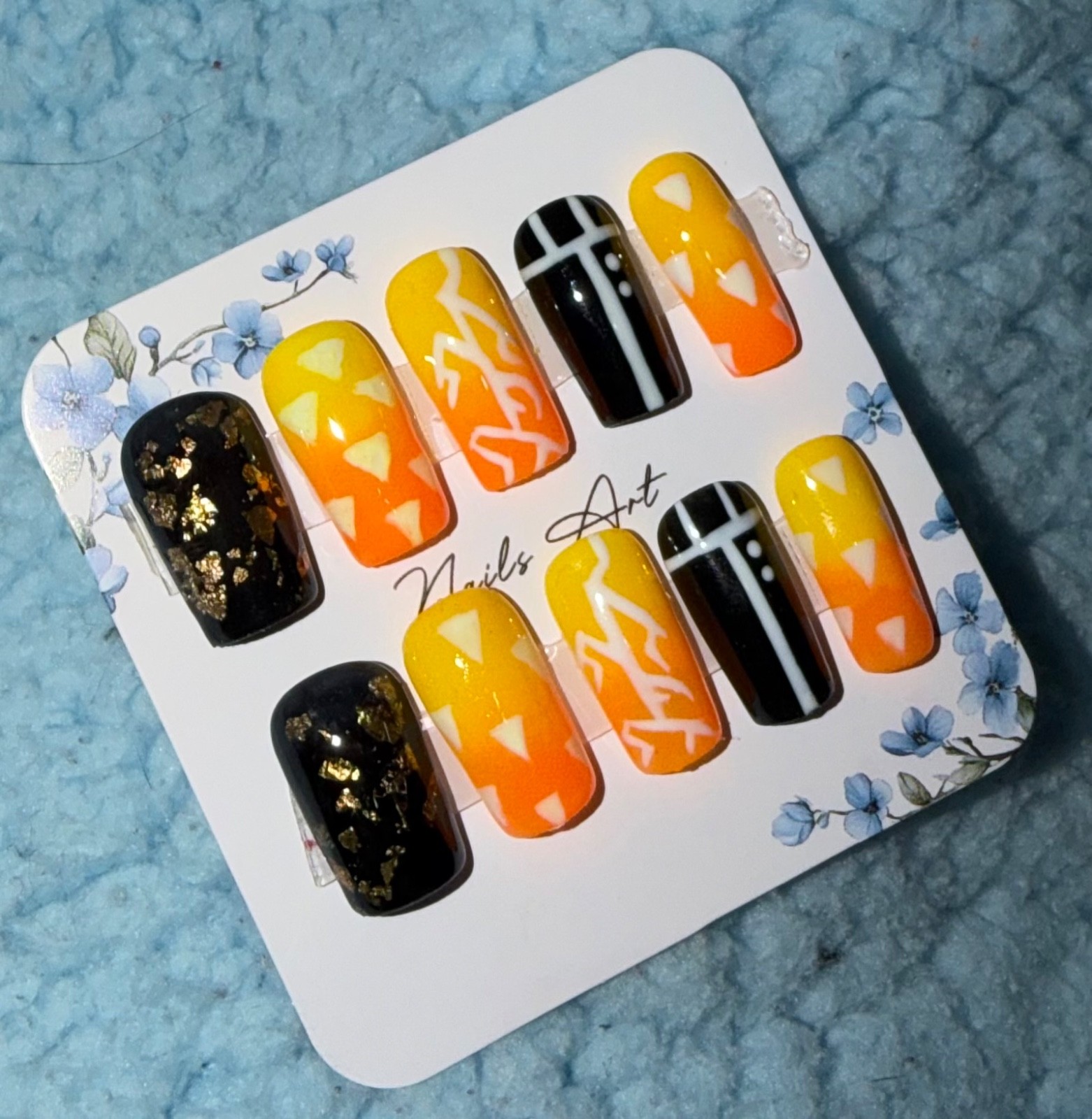 Custom Press On Nails- Luxury Handmade- Personalized Nail Set