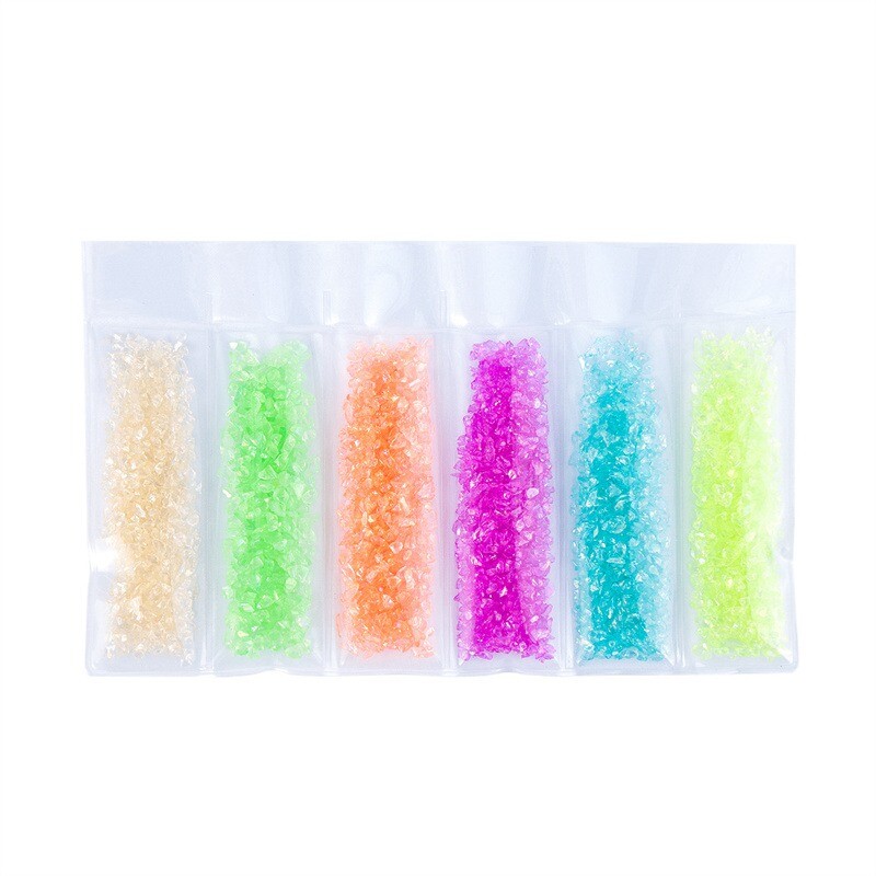 Nail art accessories Gold and Silver Fragments DIAMOND Products Cullet