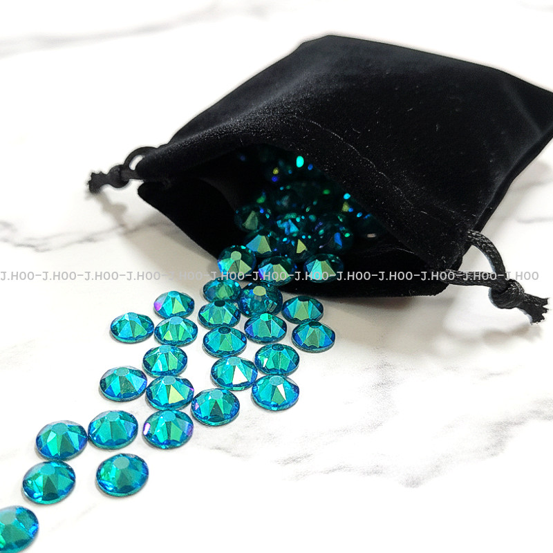 Swarovski 2088 – Flat Back-Blue Zircon Shimmer F
