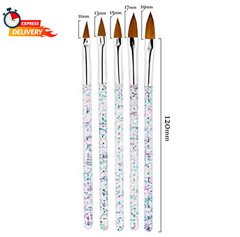 31Pcs Nail Art Brushes, Nail Art Tool Set, Dotting Dust Brush,Striping Brushes