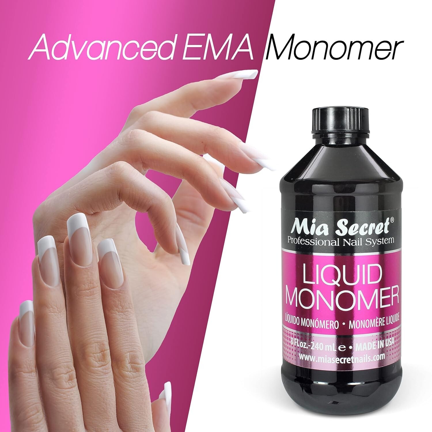 Mia Secret Acrylic Nail Liquid Monomer 32oz