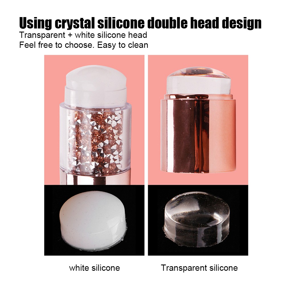 Nail Art Stampers Professional Silicone Double-End For Women