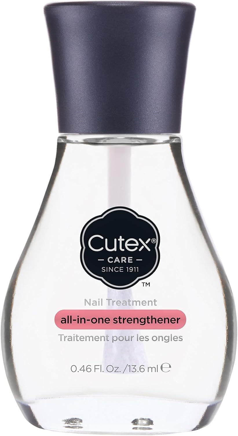 Cutex All-In-One Nail Strengthener Treatment for Damaged Nails 0.46oz/13.6ml NEW