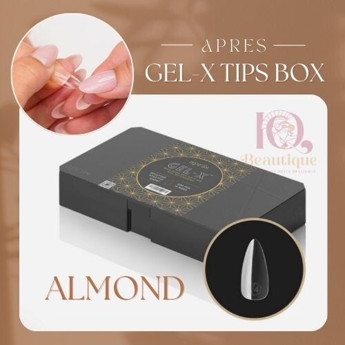 Apres Gel-X Sculpted Almond Medium 2.0 Tips Box 14 Sizes – Pro 600pcs