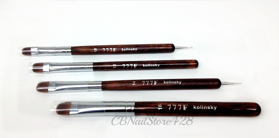 Kolinsky Brush 777 – Perfect for French Manicure – Pick your favorite size