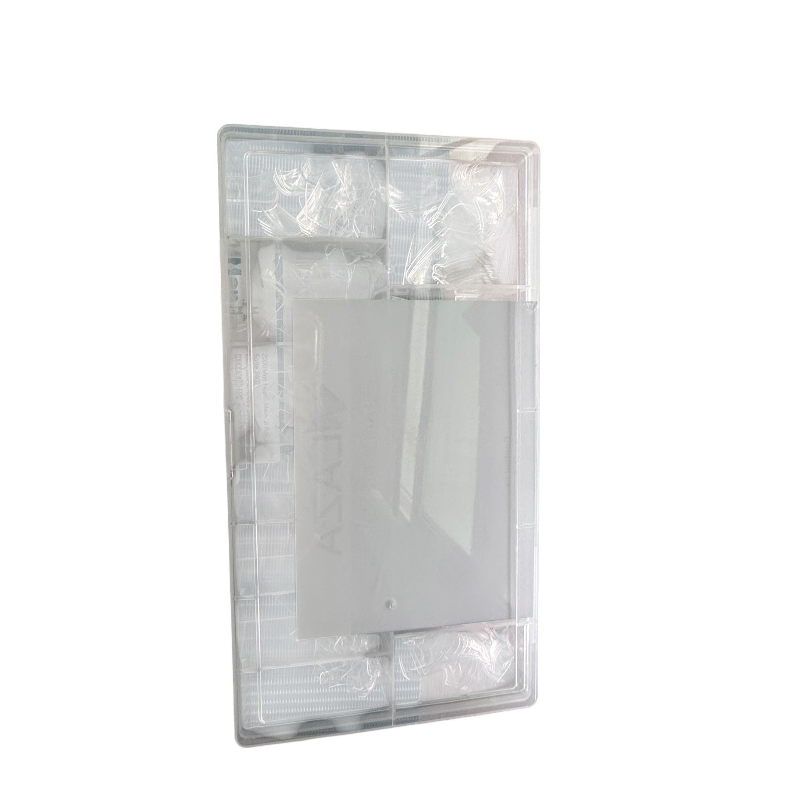 Laza Full Cover Nail Tips 600pcs Clear Excellent Multi-Size Storage Case Set