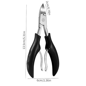 Toenail Clippers for Thick Toenails for Seniors, Angled Head Large Toe Nail