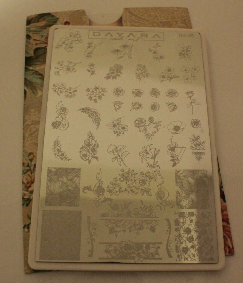 45 Flower designs DAYARA Stamping Plate For Stamped Nail Art Designs Stamp Tool