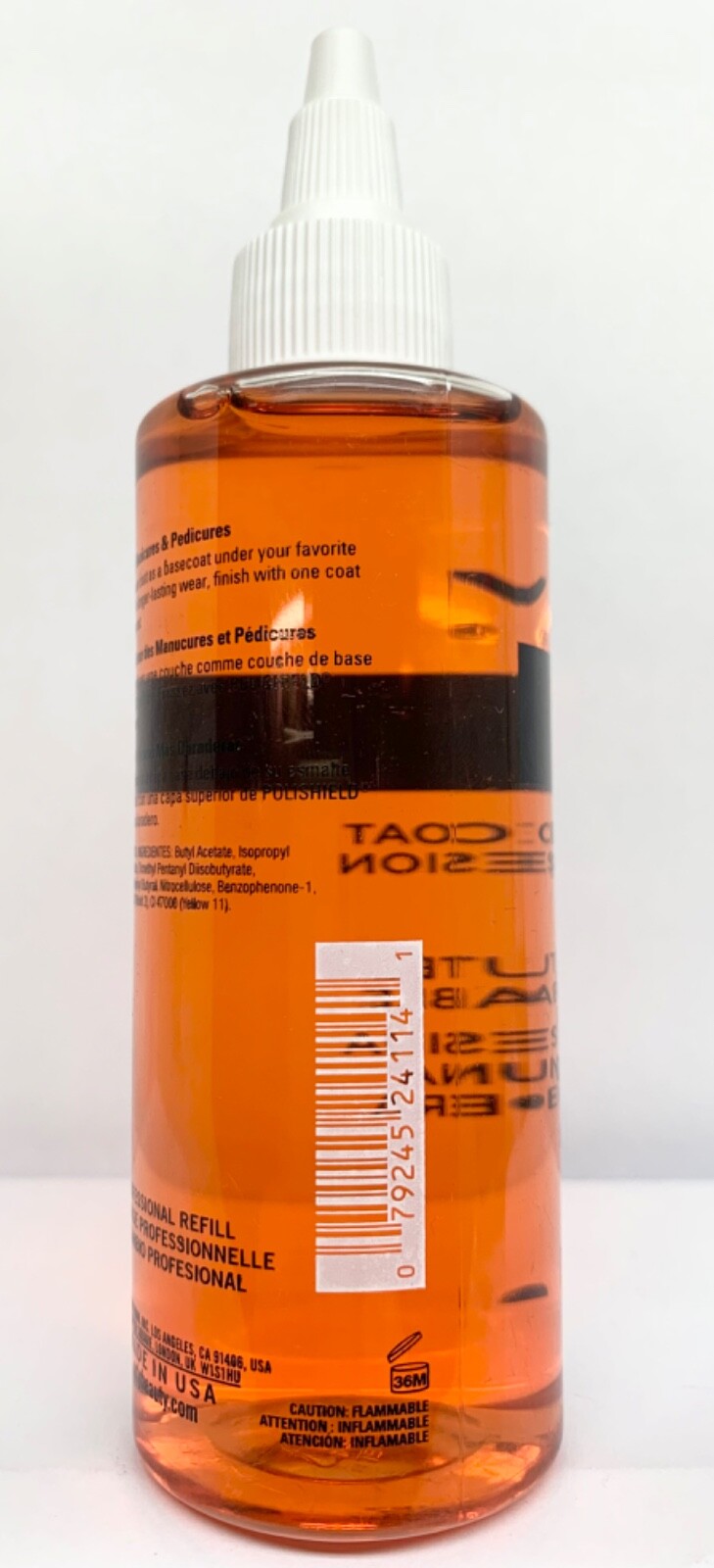 Orly Bonder Rubberized Basecoat 4oz (118mL) Refill size