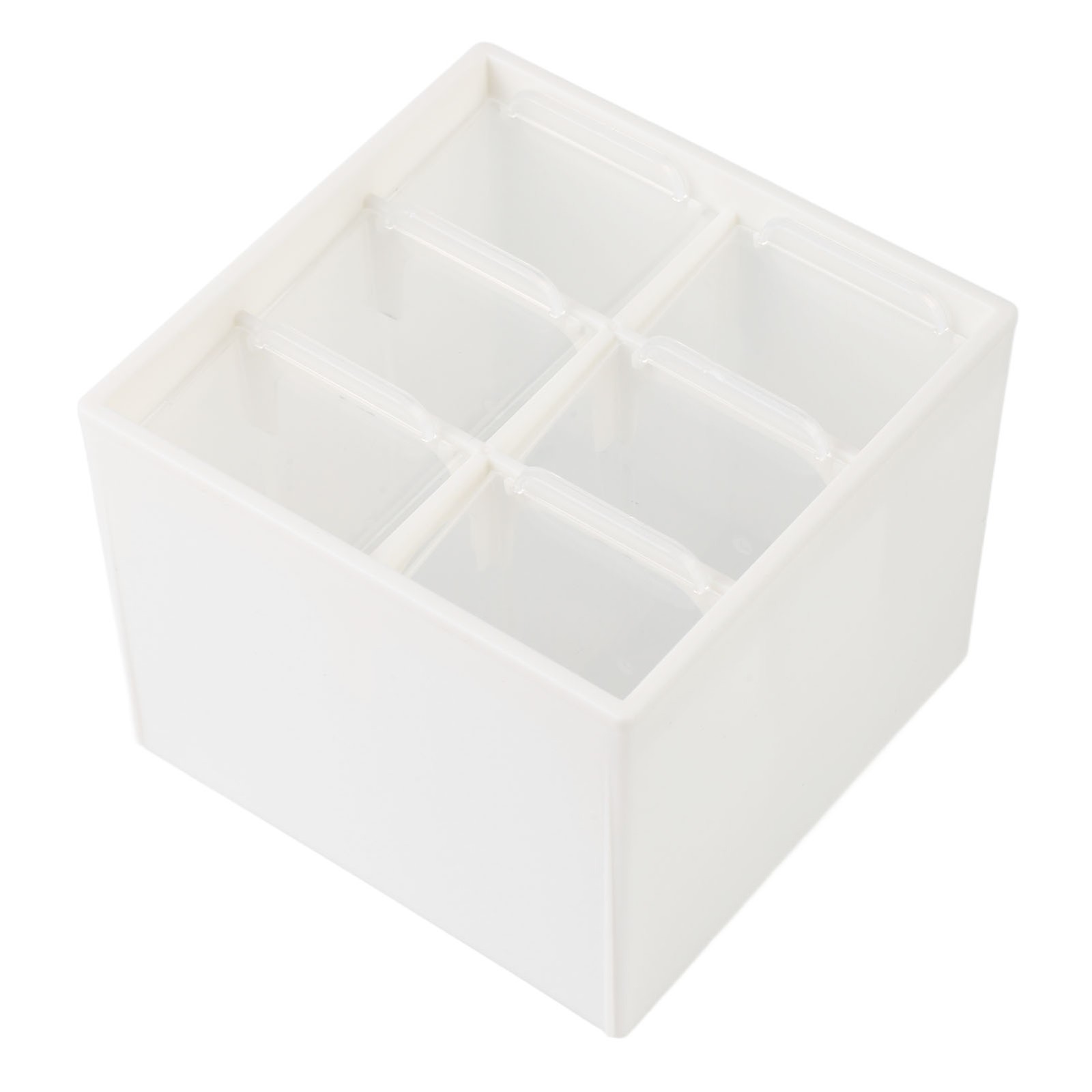 6-Drawer Nail Art Tool Storage Box Dust Proof Organizer For Home Use Easy To Use