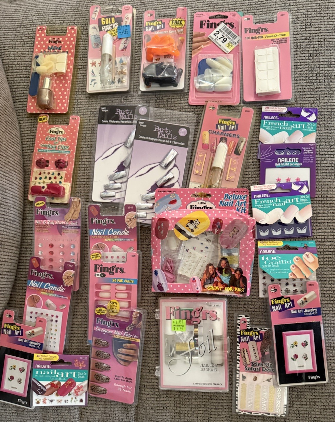 fing’rs press on nails, Nail Kits, Accessories, Etc. Bulk Lot