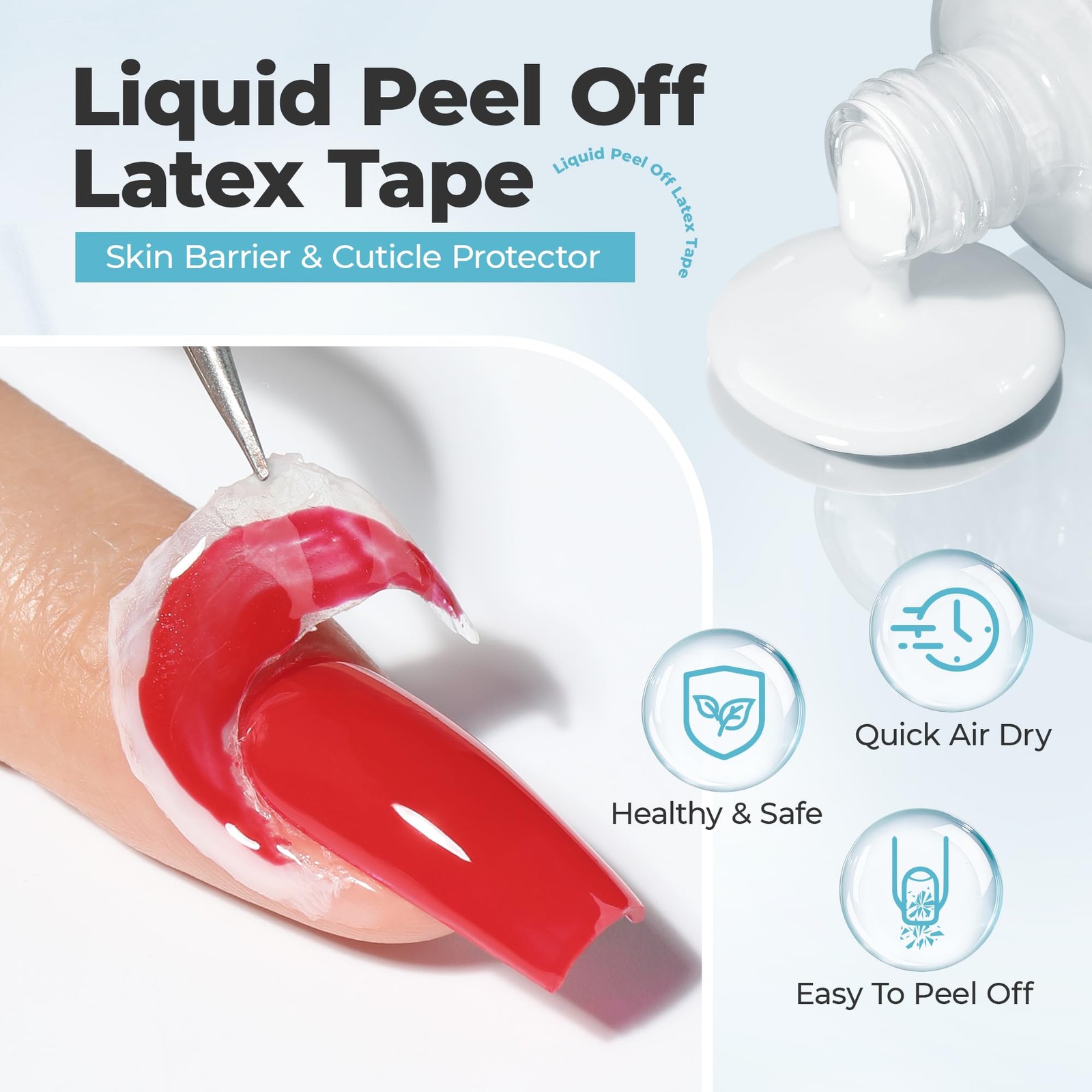 Luckyfairy Gel Nail Polish Remover: 15ml 0.5 Fl Oz (Pack of 2)