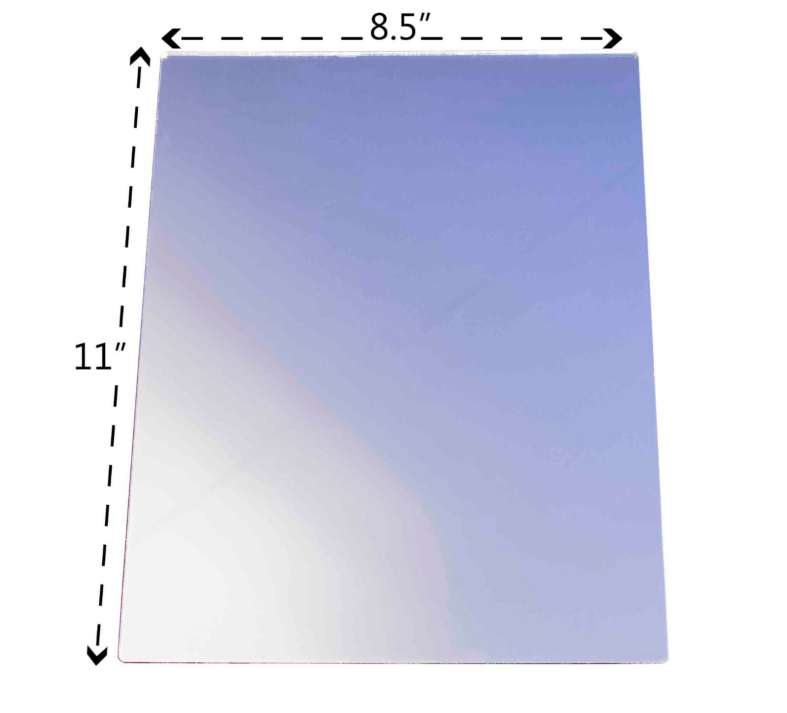 3 Pack 8.5″ x 11″ Acrylic Mirror Sheet for Replacement or DIY Crafts