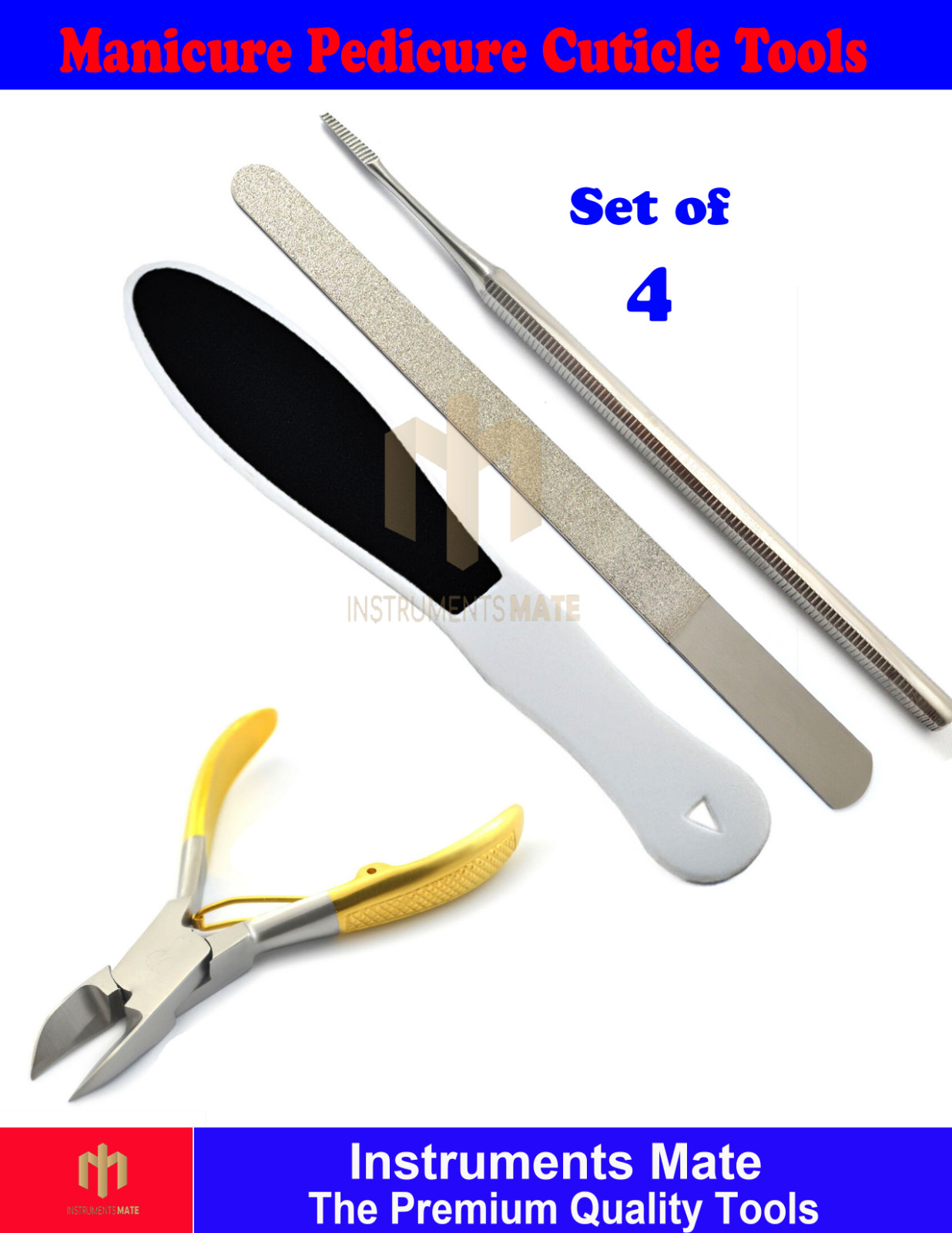 Toe Nail Clipper Diamond Deb Nail File Foot Rasp Manicure Pedicure Kit Chiropody