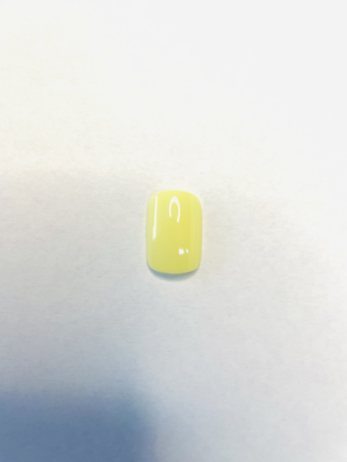 Soft Butter Yellow Press On Nail