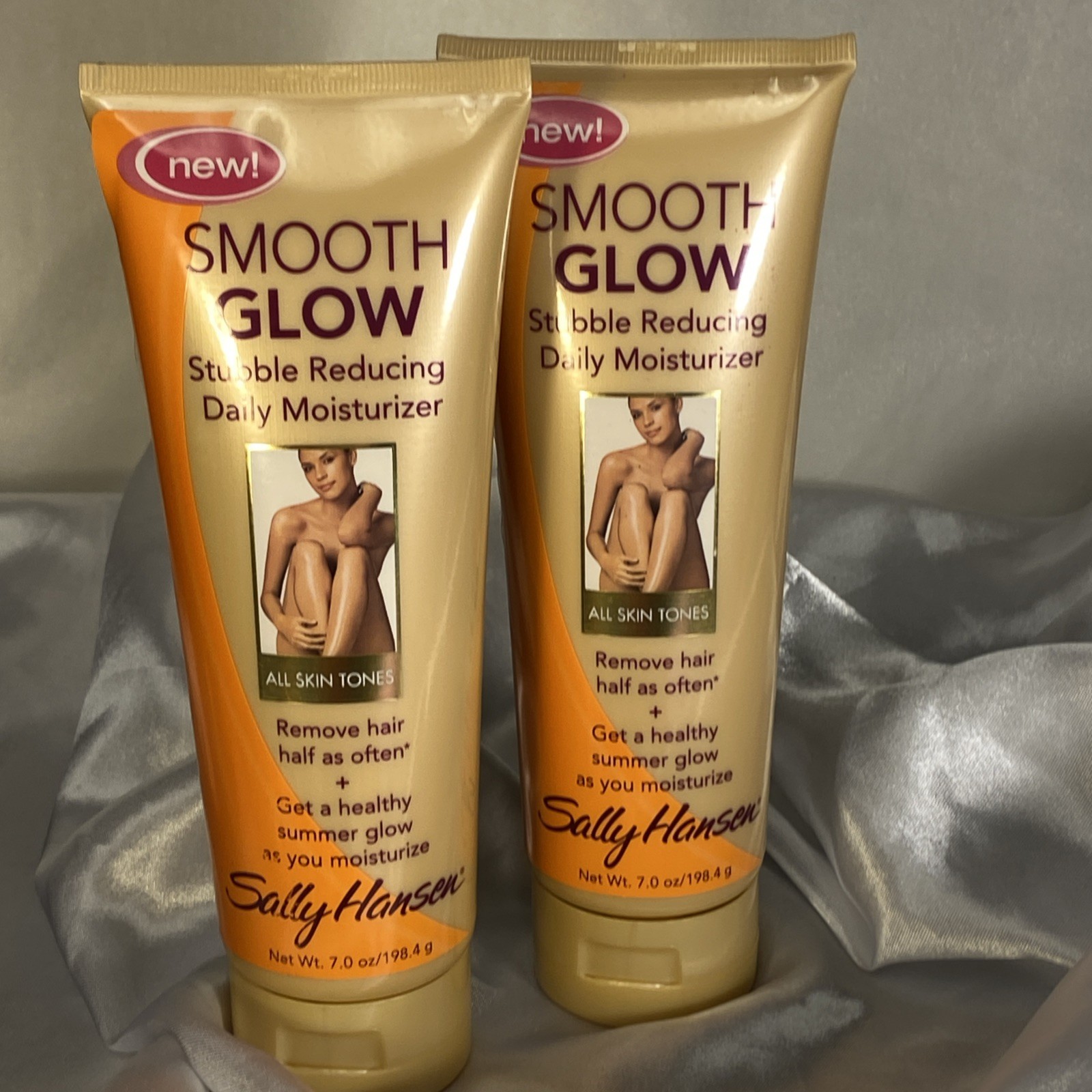 2X Sally Hansen Smooth Glow Stubble Reducing Daily Moisturizer Summer GLOW Rare