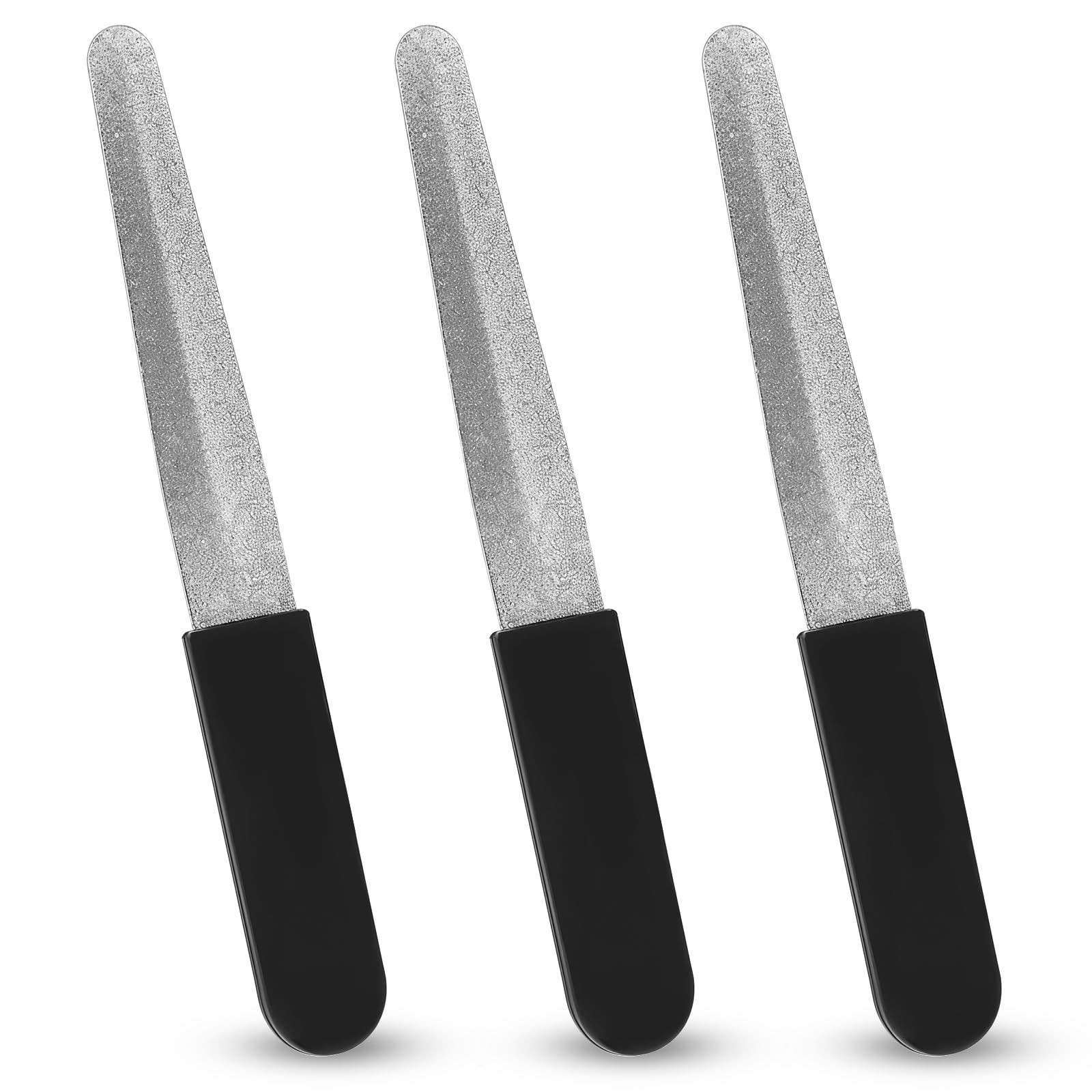 3PCS Fingernail Files, Metal Nail File for Natural Nails, Diamond Fingernail …