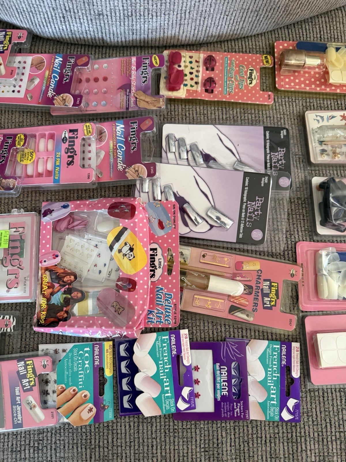 fing’rs press on nails, Nail Kits, Accessories, Etc. Bulk Lot