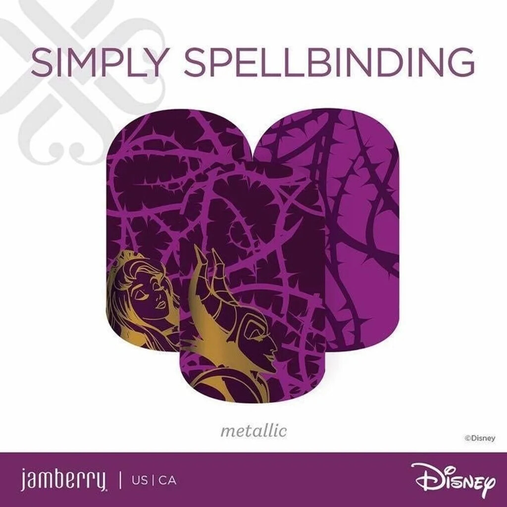 Jamberry Disney Nail Wrap. SLEEPING BEAUTY. Aurora – You Choose – Half Sheet