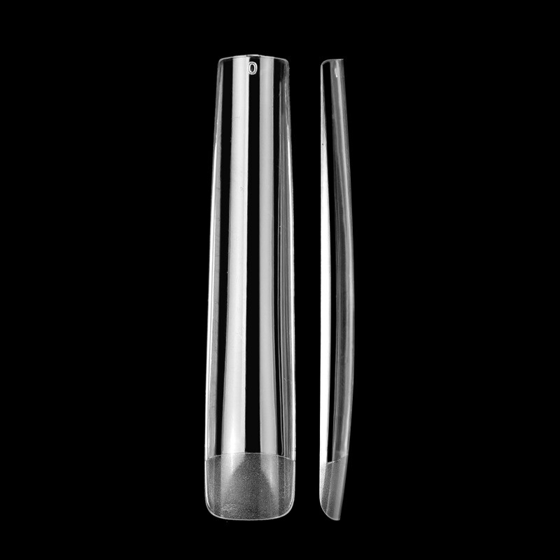 120Pcs/Box 4XL Extra Long Nail Tips Seamless Square Press On Nails