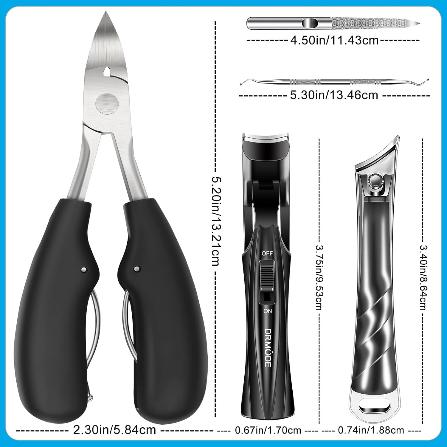 Toenail Clippers for Thick Nails, Seniors, Ingrown, Men, Women