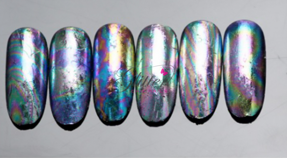 NAIL TRANSFER FOIL – 6 STUNNING COLOURS 5CM X 50CM LONG