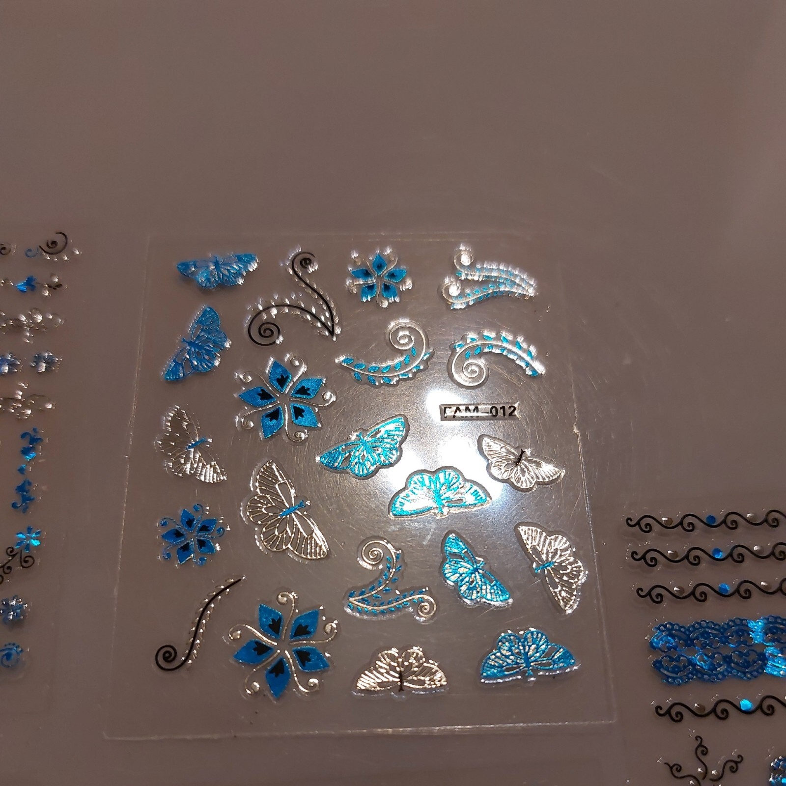 5 X Small Sheets Of Nail Art Stickers (Dn215) New