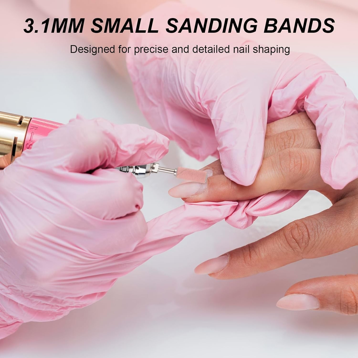 Small Sanding Bands Nail Drill Bits 240 Extreme Fine Grit Nail