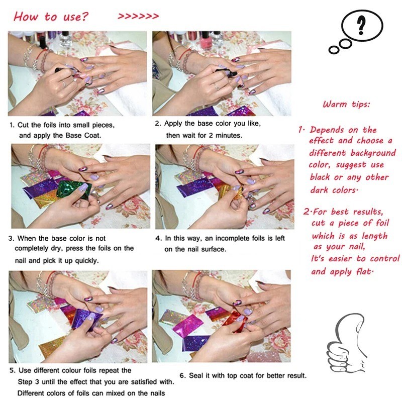 Lace Transfer Foil – Nail Art Styling Tools – Black White Designs