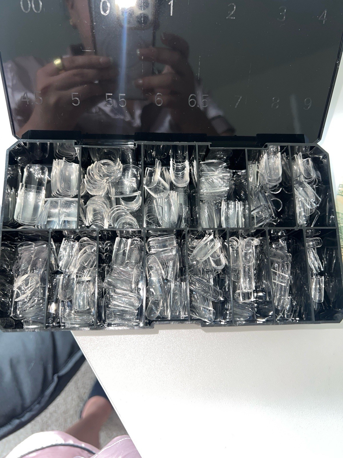 Après GEL-X Sculpted Square Short Clear Full Cover Nail Tips Set 600pcs