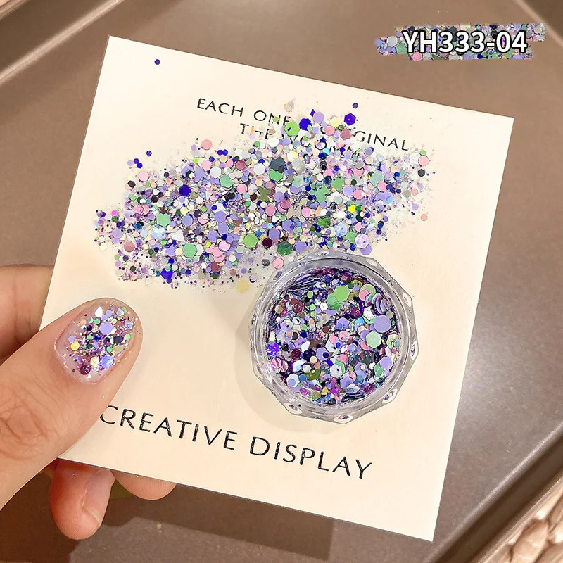 Flashing Gradient Nail Glitter