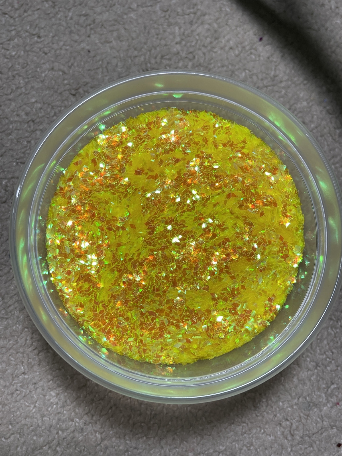 Solvent Resistant Iridescent RHOMBUS 2MM shape Glitter Nail Art Face Crafts 50G
