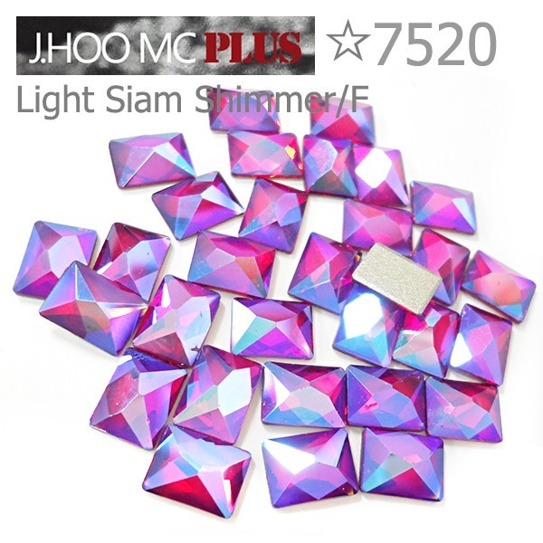 J.HOO Crystal 7520 Cosmic Flat Back Rhinestones 8×6mm Nail Art (10pcs)