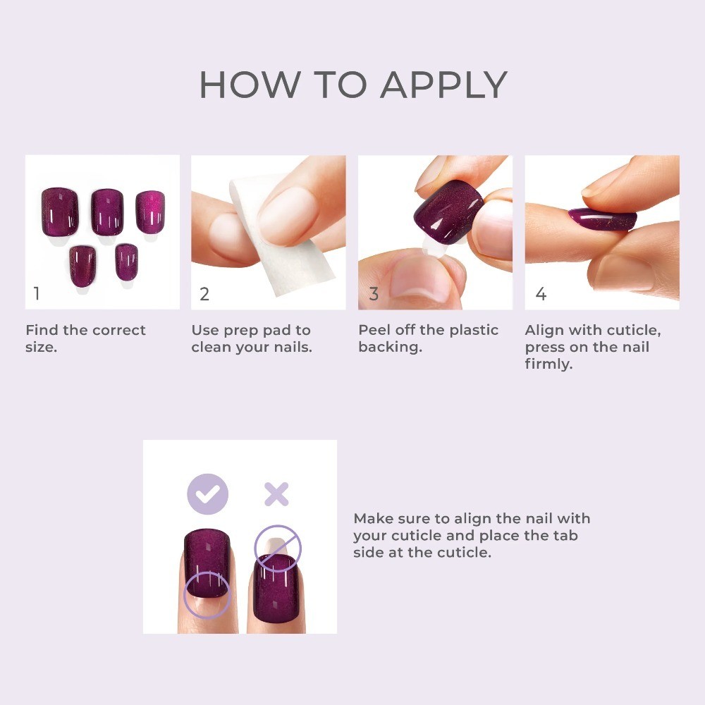 Pink Short Oval Press on Nails 30 Count Fake False Nails Glue on Nails Color FX