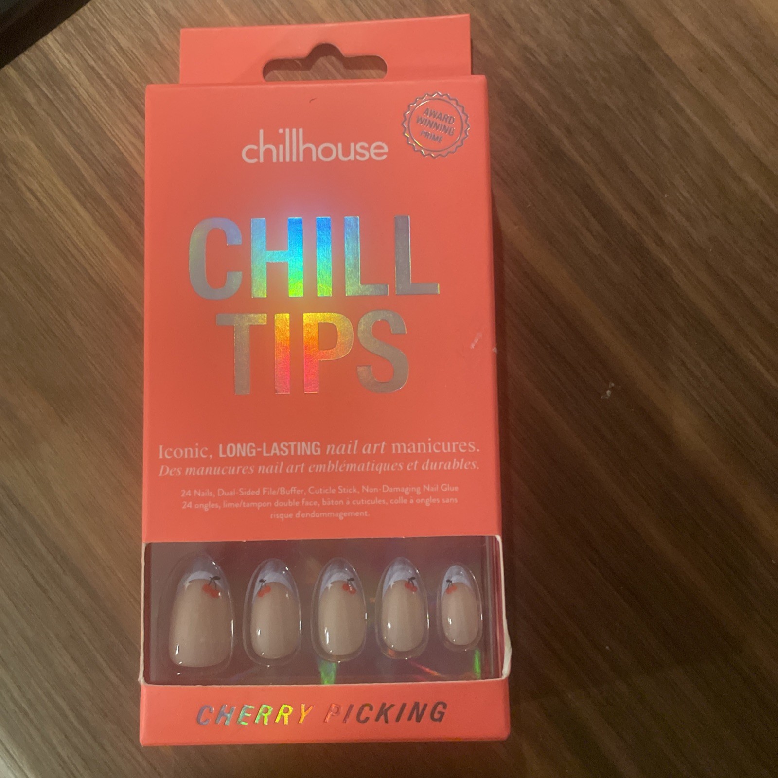 Chillhouse Chill Tips Press-On Nails Cherry Picking 24ct – Box