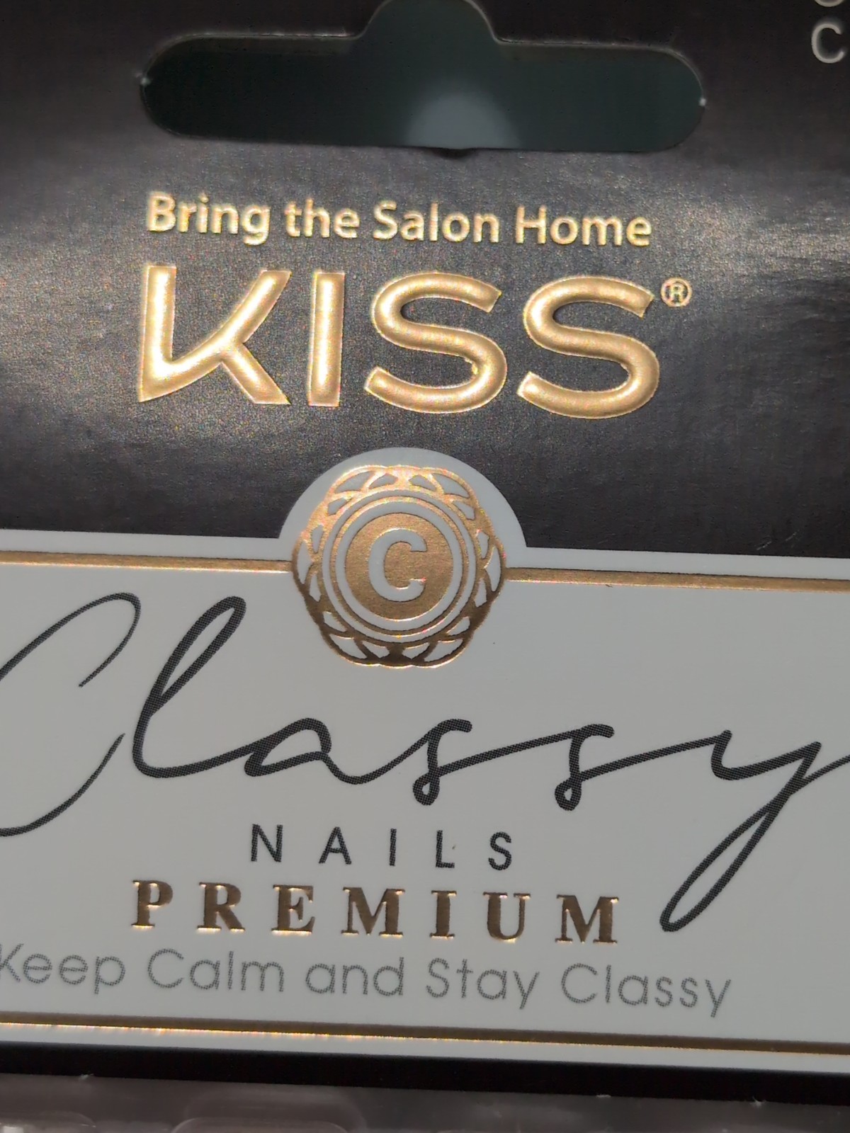 KISS Premium 3D Classy Nails Long Coffin Jewel Glitter CSP03 Lot 2 pkg 30pc ea