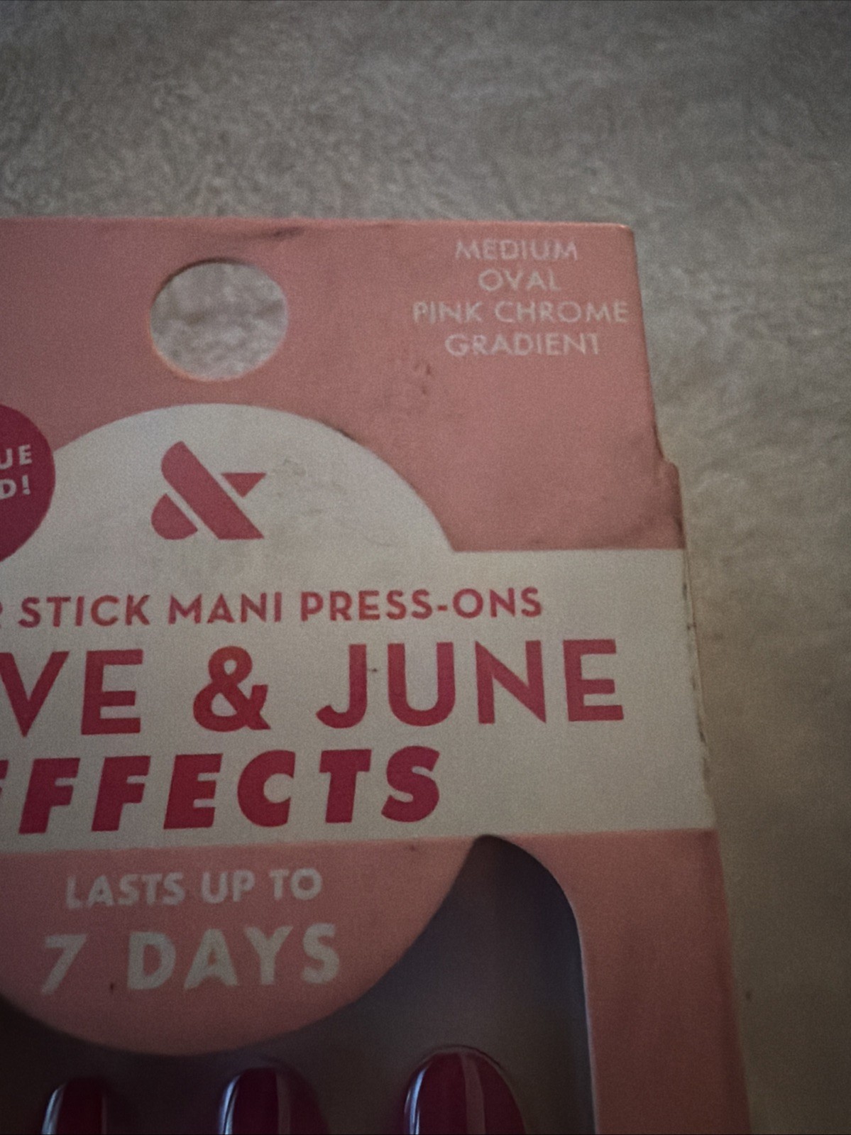 Olive & June Super Stick Mani Press-Ons Pink Chrome Gradient