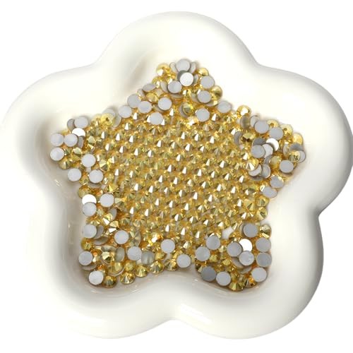 Diamonland Flatback Glass Crystal Rhinestones Rounds Gems for Bedazzling Nail…
