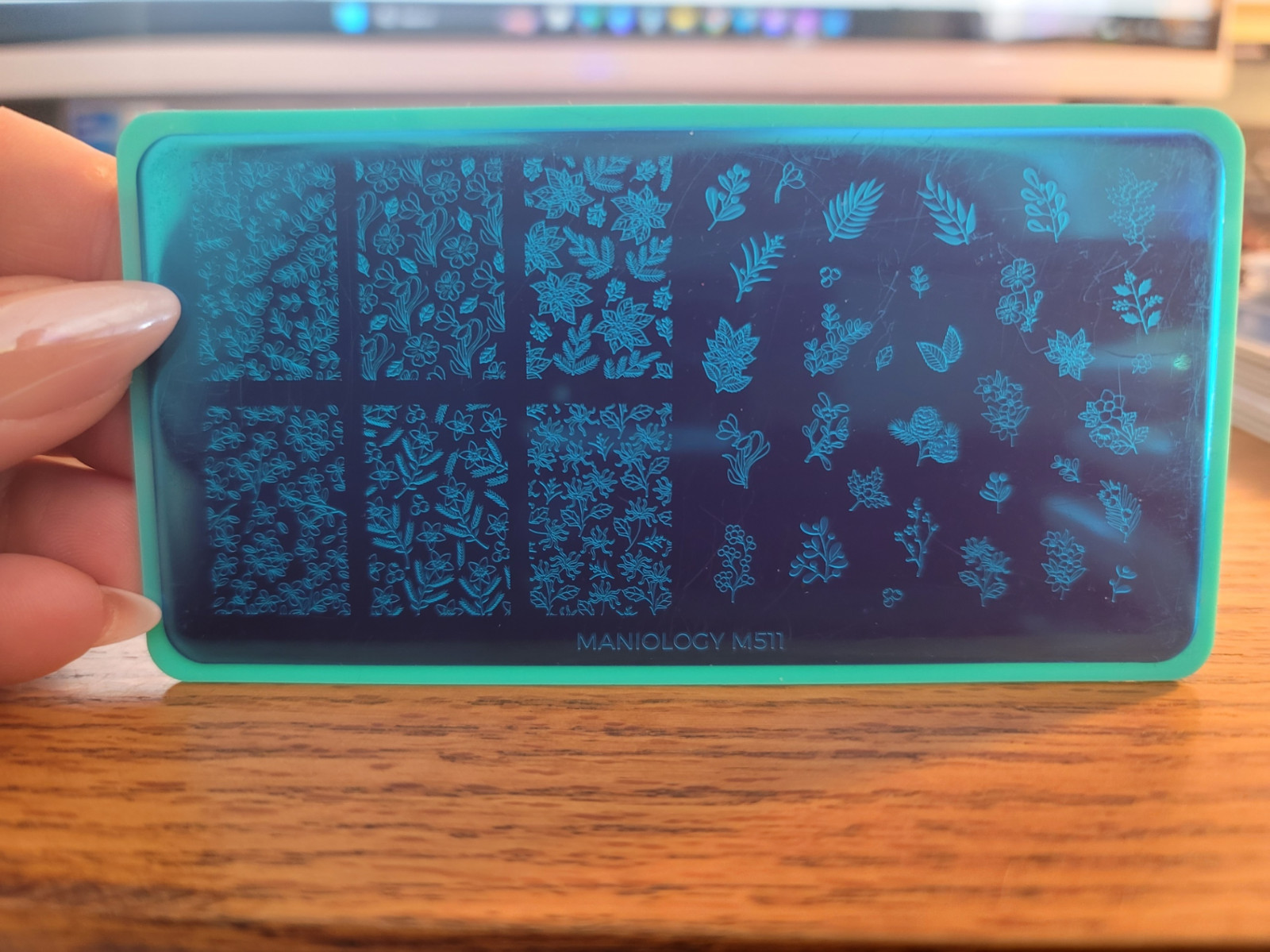 ❄️🎿⛄🏂MANIOLOGY M511 WINTER BOTANICAL NAIL STAMPING PLATE! Make An Offer! 💫