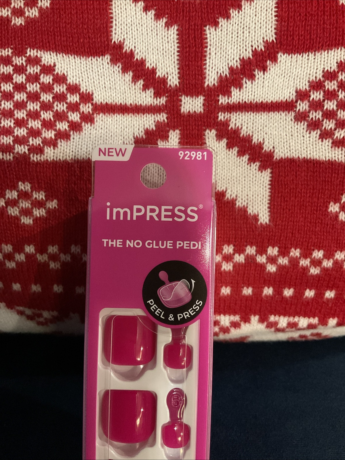 Impress Press On Pedicure Toenails