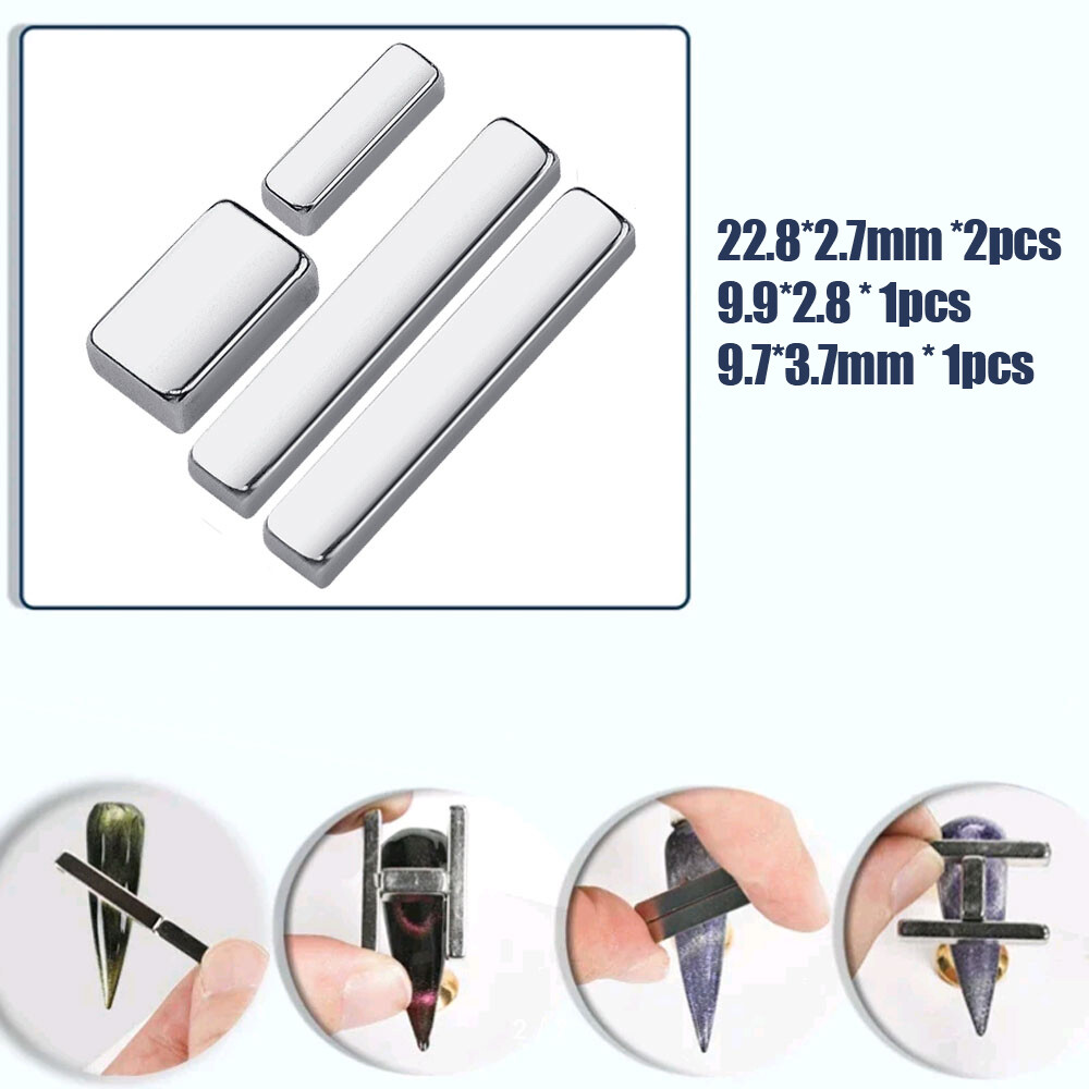 4x/set Magnetic Stick For Cat Eye Gel Polish Magnet UV LED Nail Art Manicure